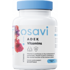 ADEK Vitamins | A + D + E + K | with Quali-D® х 60 капсули