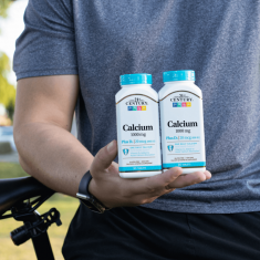 21st Century Calcium 1000mg + D3 20mcg - Калций + Витамин D3 | 90 tabs