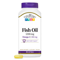 21st Century Fish Oil 1200mg - Омега 3 Рибено Масло | 140 sgels