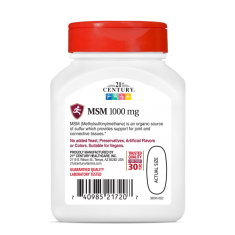 21st Century MSM 1000mg | 90 tabs
