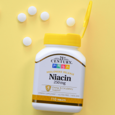 21st Century Niacin 250mg Prolonged Release - Ниацин | 110 tabs