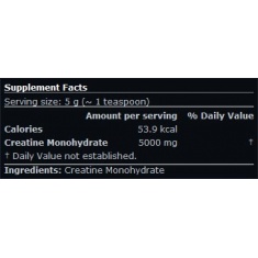 Creatine 100% Pure Monohydrate
