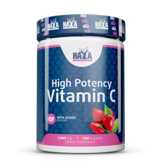 High Potency Vitamin C 1,000mg with Rose Hips 250 Caps.