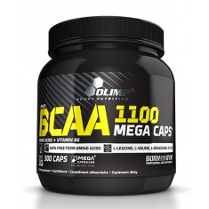 BCAA Mega Caps 1100mg. / 300 Caps.