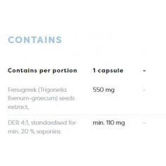 Fenugreek 550 mg x 60 капсули