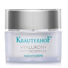 Krauterhof Hyaluron+ Нощен регенериращ и освежаващ крем за лице x50 мл