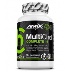 ChelaZone® MultiChel® Complete 6 Bisglycinate Chelate / 90 Vcaps