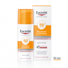 Eucerin Pigment Control SPP50+ Слънцезащитен флуид за лице 50 ml