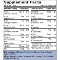 Basic Adult Multivitamin 100 Tabs.