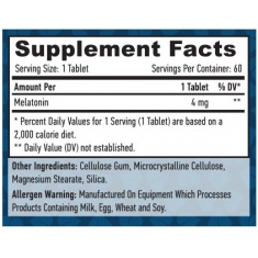 Melatonin 4 mg / 60 Tabs