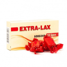 Екстра Лакс слабителни бонбони х10 броя