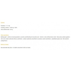 Gold-Vit C 1000 effervescent tablets / 20 tabs. Lemon