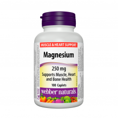 Webber Naturals Магнезий 250 mg х100 каплети