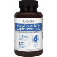Acetyl L-Carnitine + Alpha Lipoic Acid 650mg