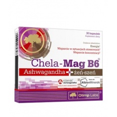 Chela-Mag B6 Ashwagandha + Ginseng / 30 Caps