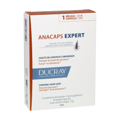 Ducray Anacaps Expert Хранителна добавка против косопад x30 капсули
