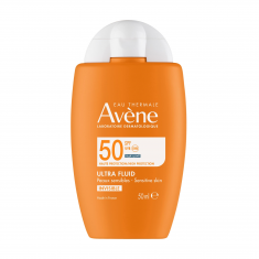 Avene SPF50 Ултра лек слънцезащитен флуид с невидимо покритие 50 ml
