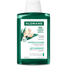 Klorane Ребалансиращ шампоан против пърхот с галанга 200 ml