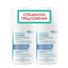 Ducray ДУО Hidrosis Control Рол-он против изпотяване 40 ml (2 броя)