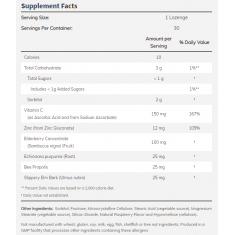 Now - Elder Zinc - 30 Lozenges