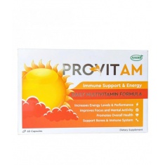 PROVIT AM with ZMA, Rose Hips & Probiotics / 60 Caps
