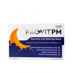 PROVIT PM with ZMA, Theanine & Valeriana / 60 Caps