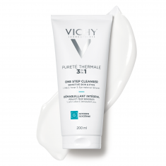 Vichy Pureté Thermale Интегрално почистващо мляко 3-в-1 за лице за чувствителна кожа 200 ml