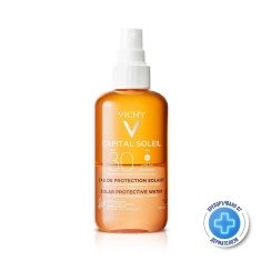 Vichy Capital Soleil SPF30 Слънцезащитна вода за подобряване на тена 200 ml