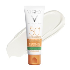 Vichy Capital Soleil SPF50+ Слънцезащитен матиращ и коригиращ крем 3-в-1 50 ml