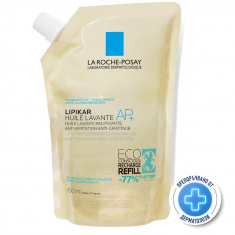 La Roche-Posay Lipikar Huile Lavante AP+ Измиващо олио за лице и тяло Refill, EKO ОПАКОВКА, 400 ml
