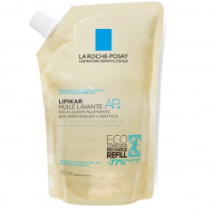 La Roche-Posay Lipikar Huile Lavante AP+ Измиващо олио за лице и тяло Refill, EKO ОПАКОВКА, 400 ml