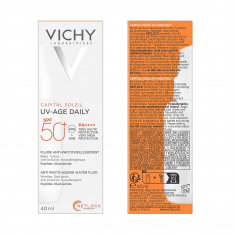 Vichy Capital Soleil UV-Age Daily SPF50+ Флуид против поява на признаци на фотостареене 40 ml