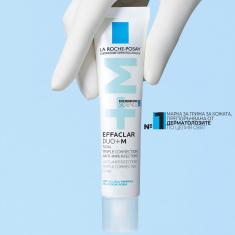 La Roche-Posay Effaclar DUO+M Tройна коригираща грижа за мазна кожа, склонна към акне 40 ml