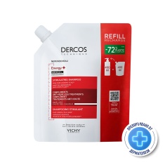 Vichy Dercos Energy+ Стимулиращ шампоан против косопад 400 ml - ПЪЛНИТЕЛ