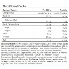 Tigger Zero CHOCO Protein Bar 20x60g Chocolate and Coconut