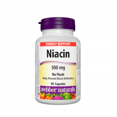 Webber Naturals Ниацин Инозитол Хексаникотинат 560 mg x90 капсули