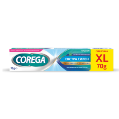 Corega Extra Strong Екстра силен фиксиращ крем за зъбни протези 70 g