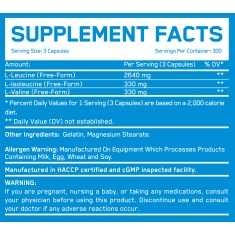 BCAA Mega Caps 1100 mg / 60 x 15 Caps