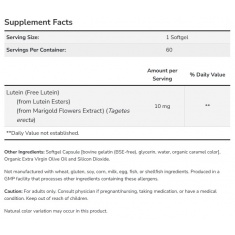 Lutein Esters 10mg. / 60 Softgels