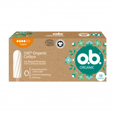 o.b. Organic Super Дамски тампони х16 броя