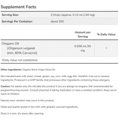 Essential Oils / Oil of Oregano / 30 ml