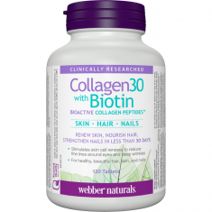 Webber Naturals Collagen®30 Колаген + Биотин х120 таблетки