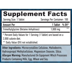 TMG 1000 mg / 100 Tabs