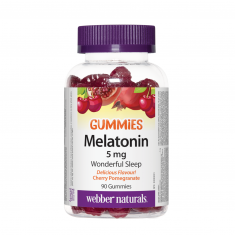 Webber Naturals Мелатонин 5 mg Гъми х90 желирани таблетки