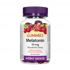 Webber Naturals Мелатонин 10 mg Гъми х60 желирани таблетки