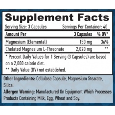 Magnesium L-Threonate / 120 Vcaps