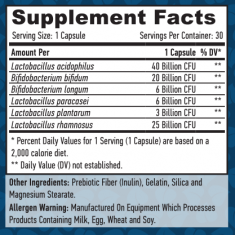 Probiotic 100 Billion / Symbiotic Complex / 30 Caps