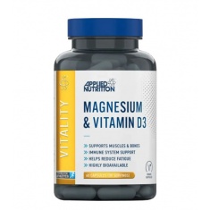 Magnesium & Vitamin D3 / 60 Caps