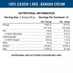 100% Casein Vanilla