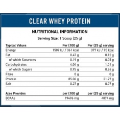Clear Whey Protein Apple and Cherry